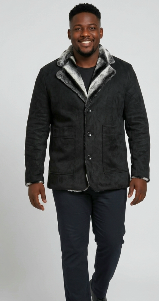 Corduroy Wool Patchwork Bomber